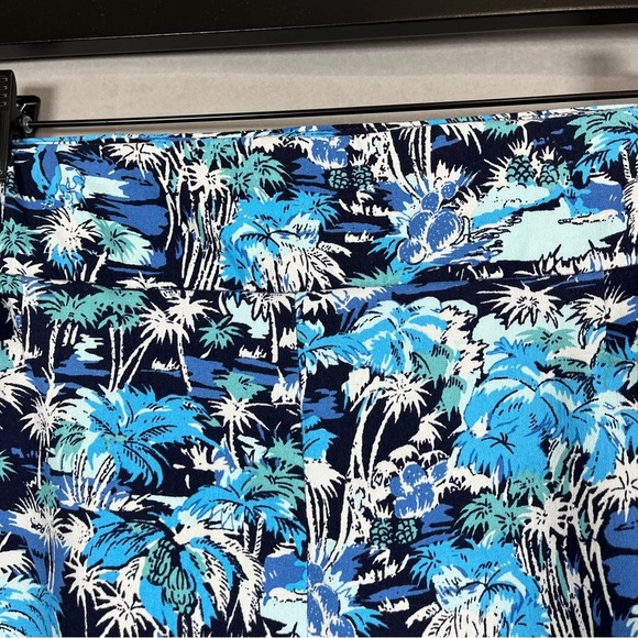 Christopher & Banks Blue Floral Print Capris - Picture 2 of 15